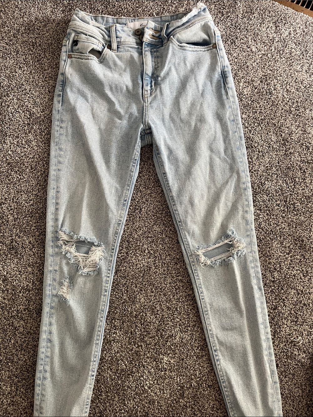 KanCan Light Blue Distressed Skinny Jeans
